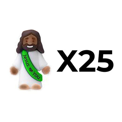 Mini Jesus Figurines -Dark Skin