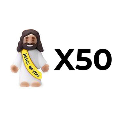 Mini Jesus Figurines -Dark Skin
