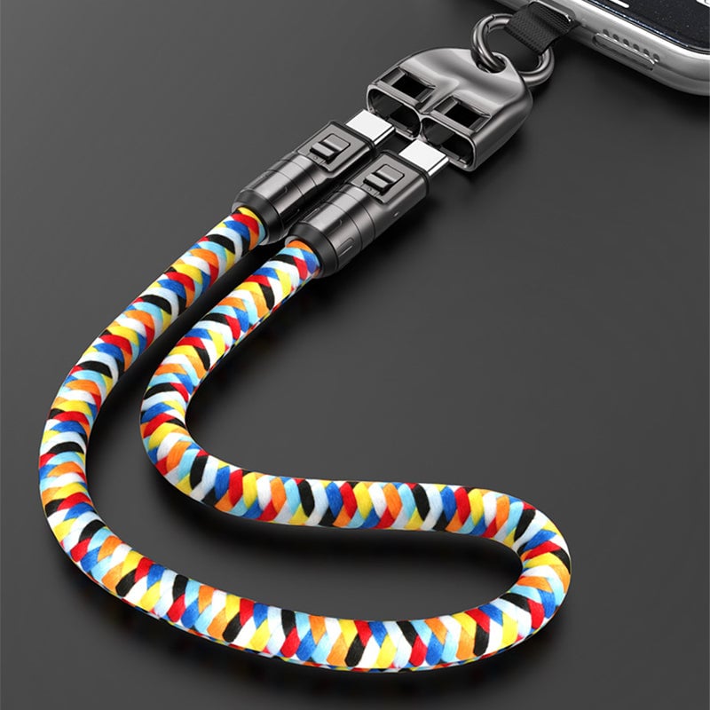 2-in-1 Fast Charging Data Cable ＆ Phone Lanyard
