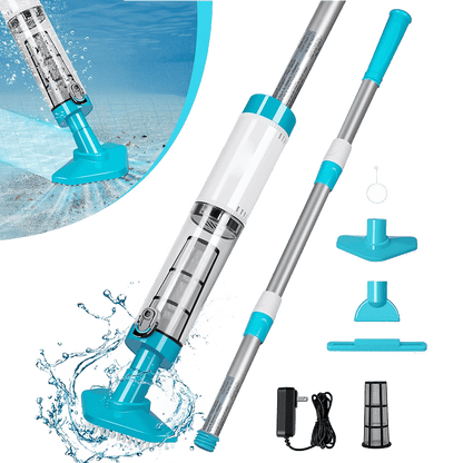 3in1Cordless Rechargeable Powerful Motor Swimming Pool Vacuum Cleaner
