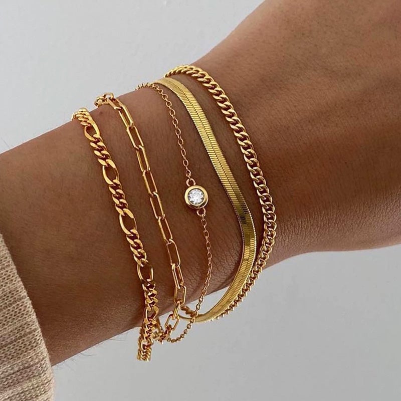 5pcs Personalized Bracelet Set