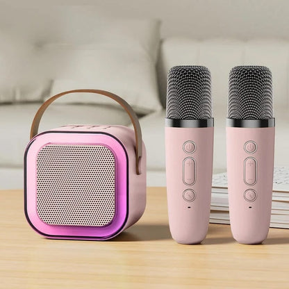 ✨Mini Karaoke Machine with Wireless Microphones