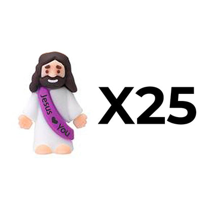 Mini Jesus Figurines -Dark Skin