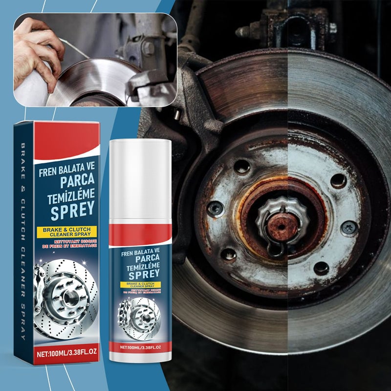 Brake disc cleaner with rust remover & polish