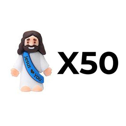Mini Jesus Figurines -Dark Skin