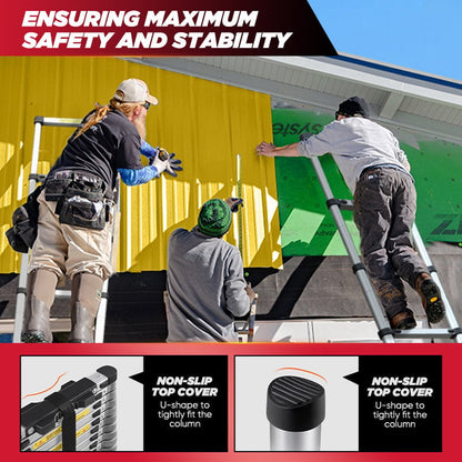 Sakerplus Portable Collapsible Extension Ladder