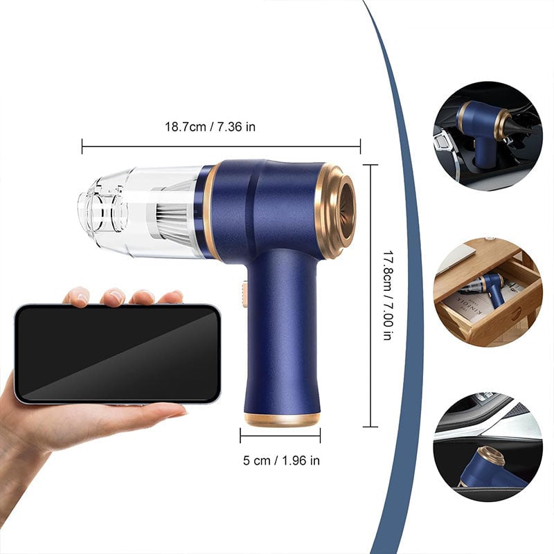 Portable Cordless Car and Home Vacuum Cleaner