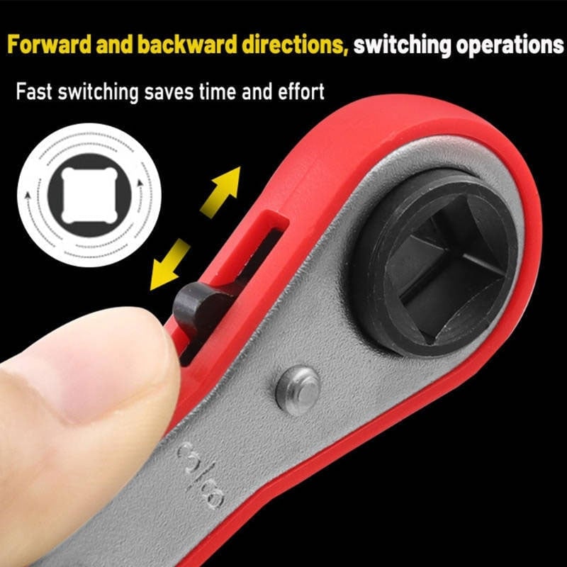 Maintenance Double-ended Square Ratchet Wrench