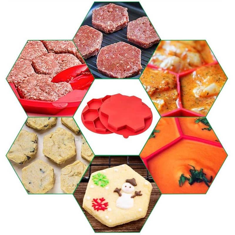 Hexagonal Burger Meat Mold