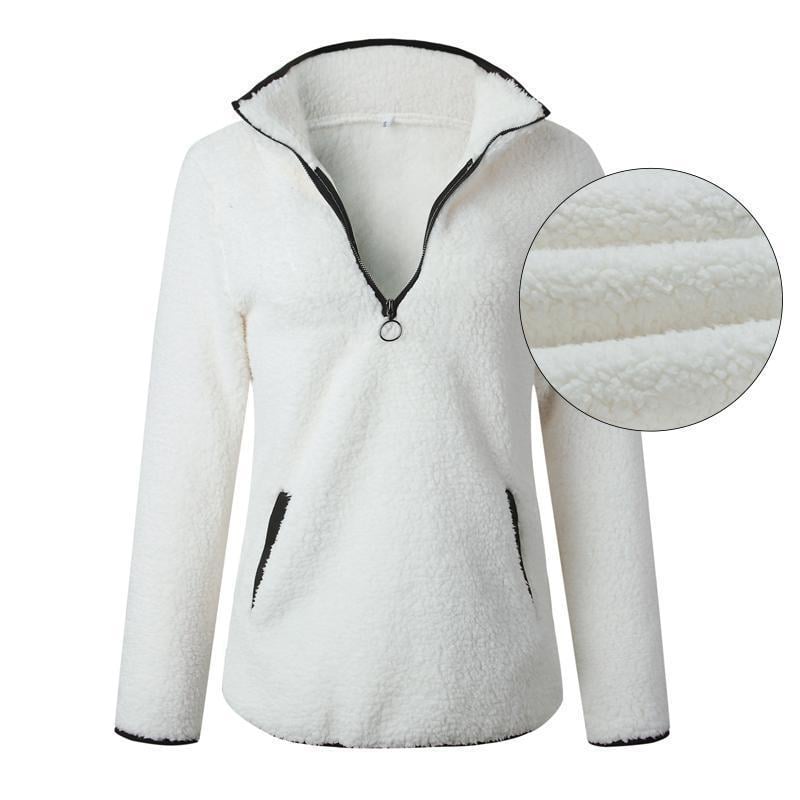 CASUAL LONG SLEEVE PATCHWORK ZIPPER OUTERWEAR