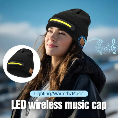 Smart Beanie with 3-Stage LED Lighting