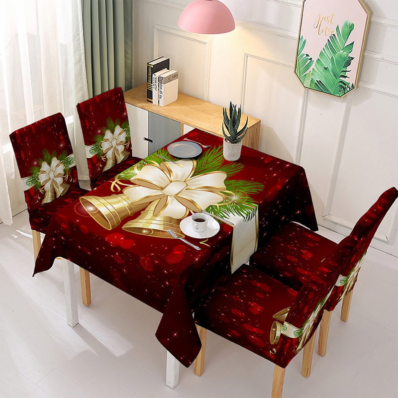 🎅EARLY CHRISTMAS SALE🎅 Christmas Tablecloth Chair Cover Decoration