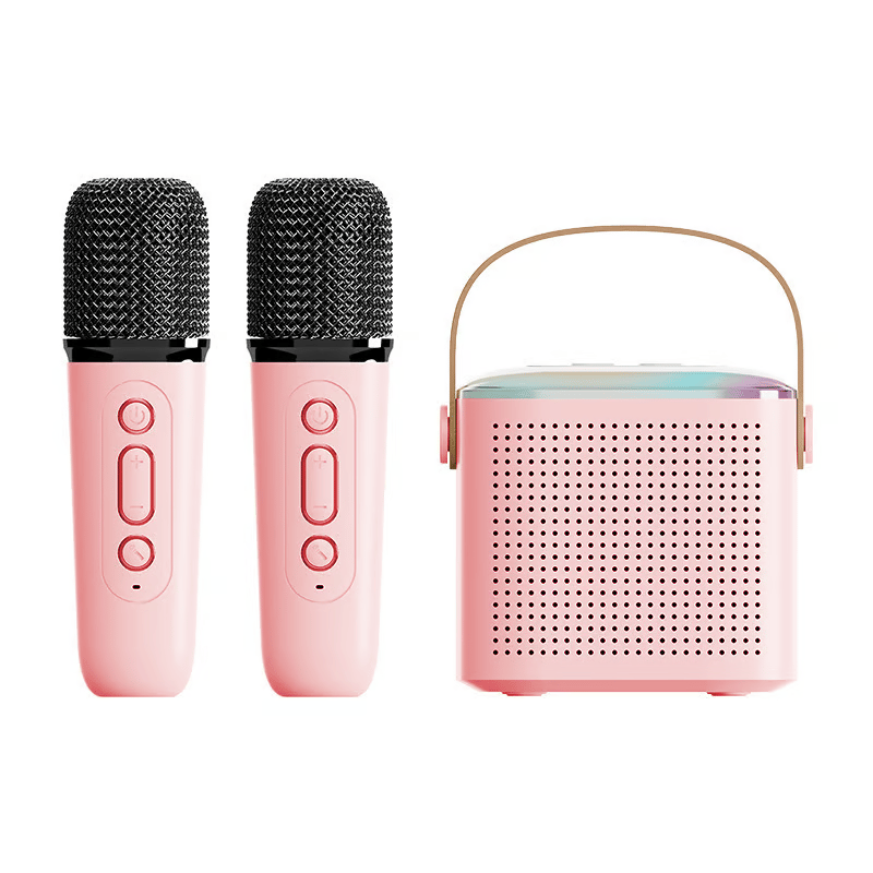 ✨Mini Karaoke Machine with Wireless Microphones