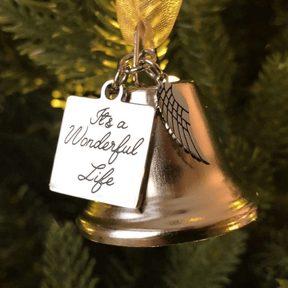 🎄EARLY CHRISTMAS SALE-49% OFF-Christmas ornaments angel wings bell-memorial christmas gift🎅