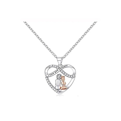 Love You Forever Heart Necklace