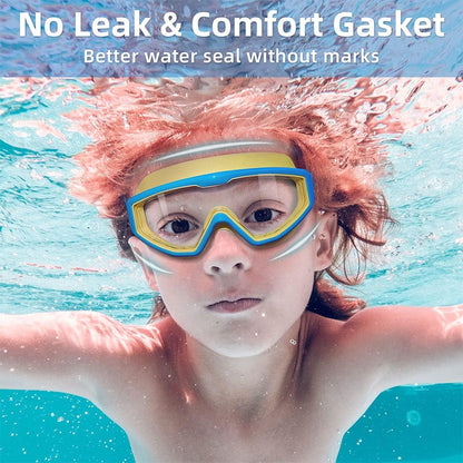 High Definition Waterproof Anti-fog Large Frame Swimming Goggles【Set Of 2 PCS】