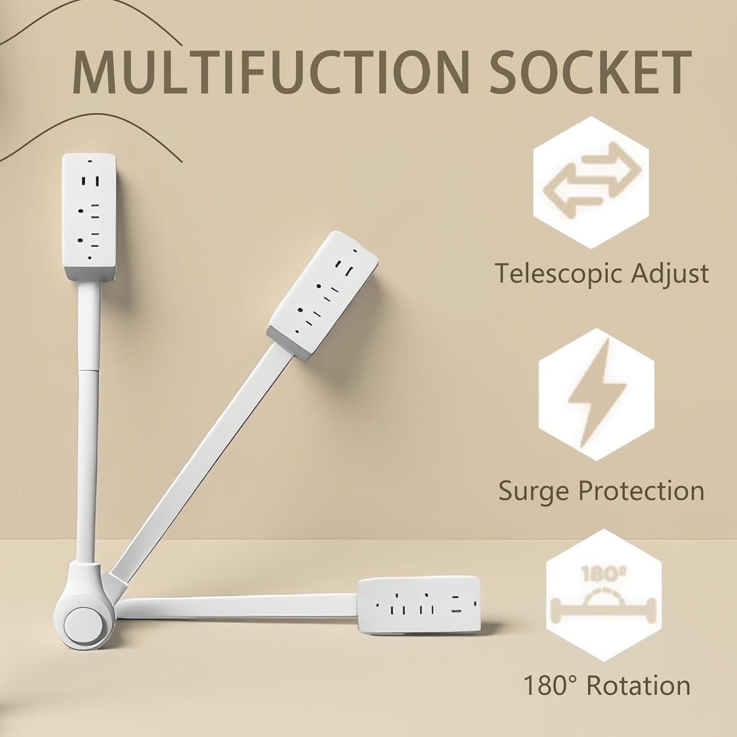 Sakerplus Electrical Outlet Extender