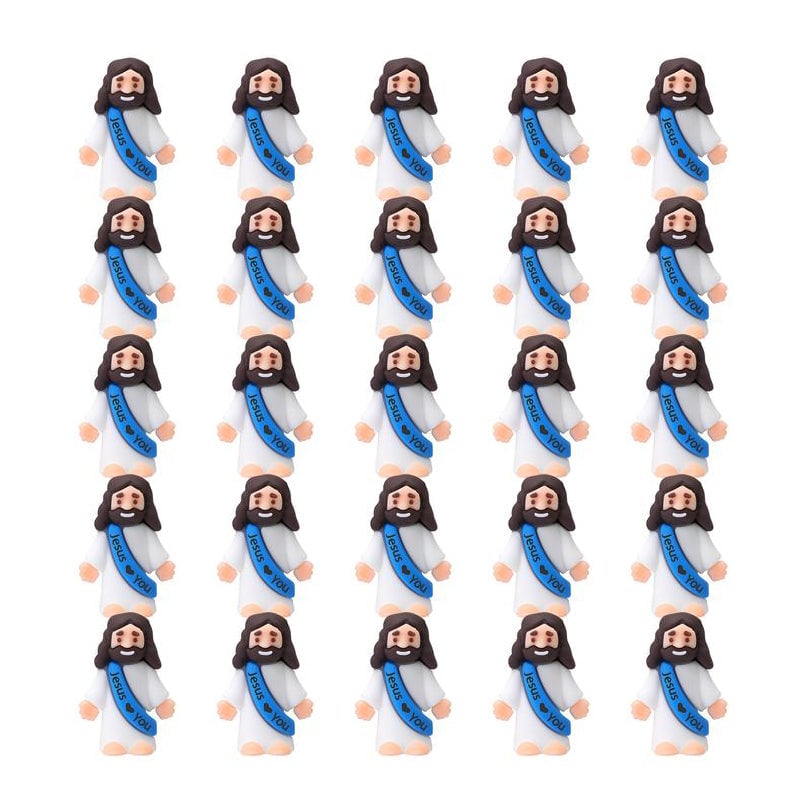 Mini Jesus Figurines -Dark Skin