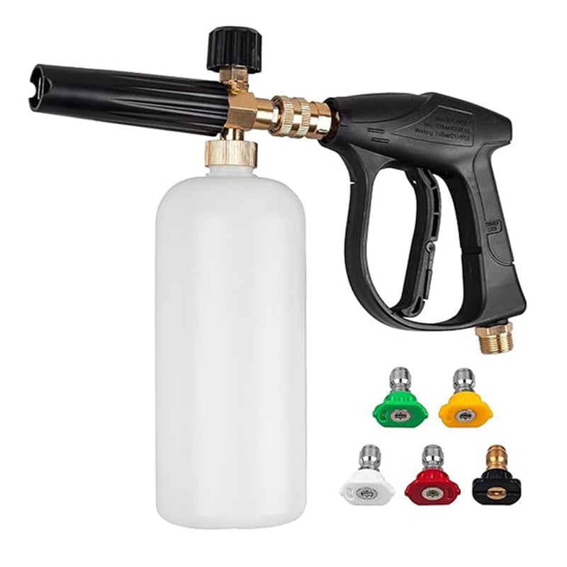 SALE - Water Spray Tool with 5 Pressure Washer Nozzles