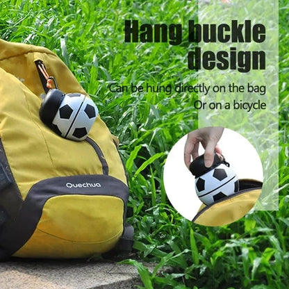 Foldable Football Ball Water Bottle