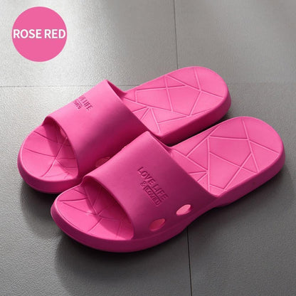 Non-slip cool house slippers