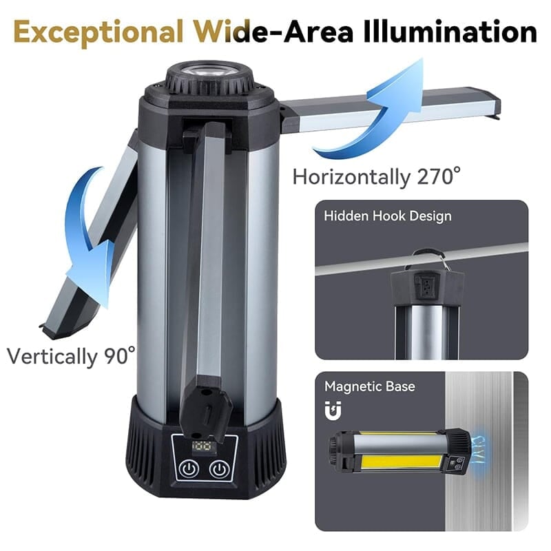 Sakerplus Upgraded Portable Camping Light with Bracket