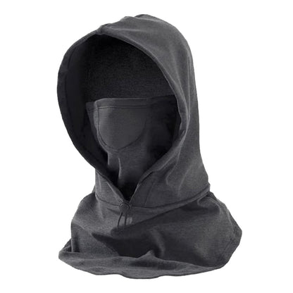 Hooded Face Mask with Neck Warmer for Cycling