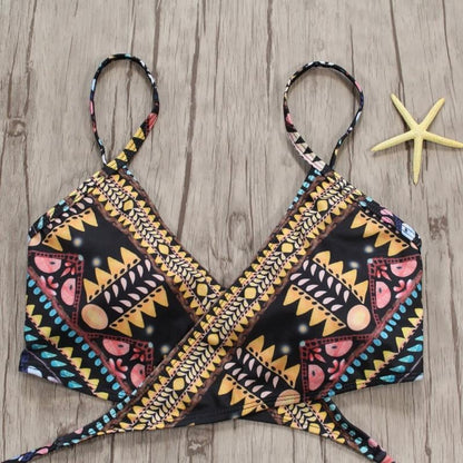 String Strappy Swim Wear Badeanzug