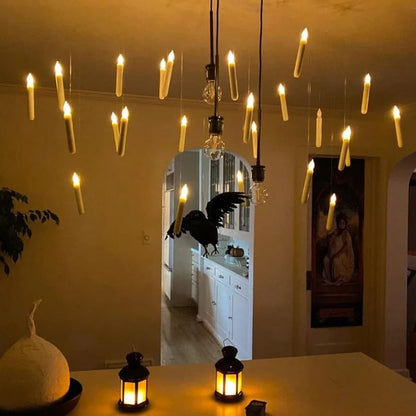 🪄🪄Fantasy Floating Candles with Wand Remote