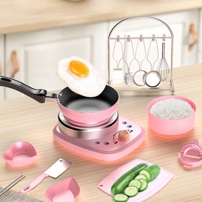 Children's Real Cooking Mini Kitchen Toys - 22 PCS Set