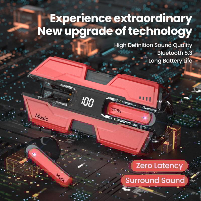 Semi-in-ear Design Wireless Headset