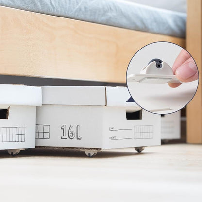 Adhesive Small Caster Set (4 PCs)