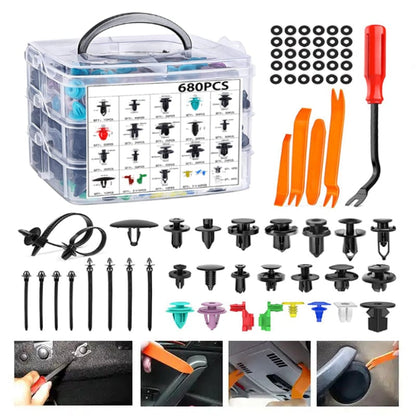 725 Pcs Car Retainer Clips & Fastener Remover