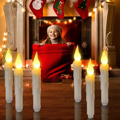 🪄🪄Fantasy Floating Candles with Wand Remote