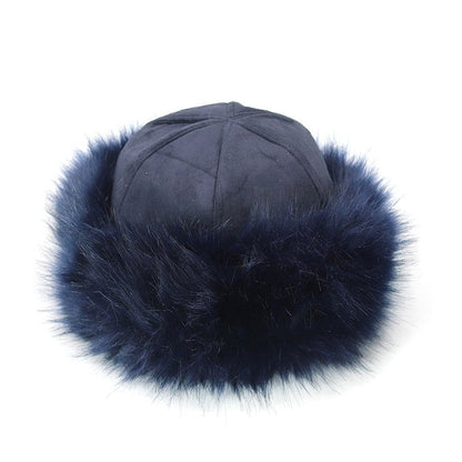 Faux Fur Suede Winter Cap