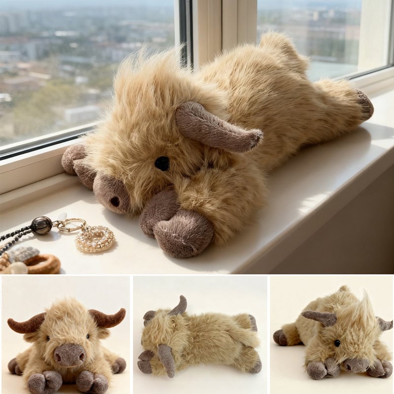 Highland Cow Plush Toy