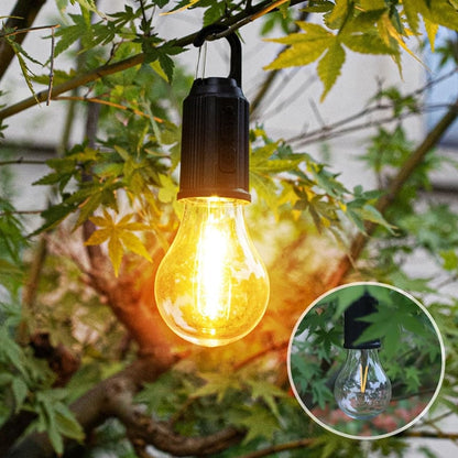 2024 New Outdoor Camping Hanging Type-C Charging Retro Bulb Light