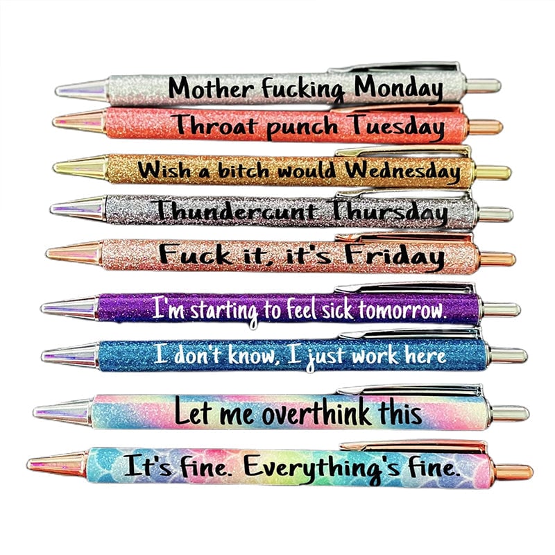 Funny Glitter Ballpoint Pens