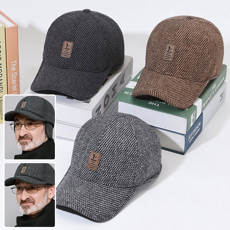 🧢Winter Baseball Cap with Ear Muffs🧢