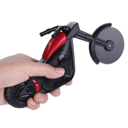 Unique Motorcycle Style Pizza Cutter
