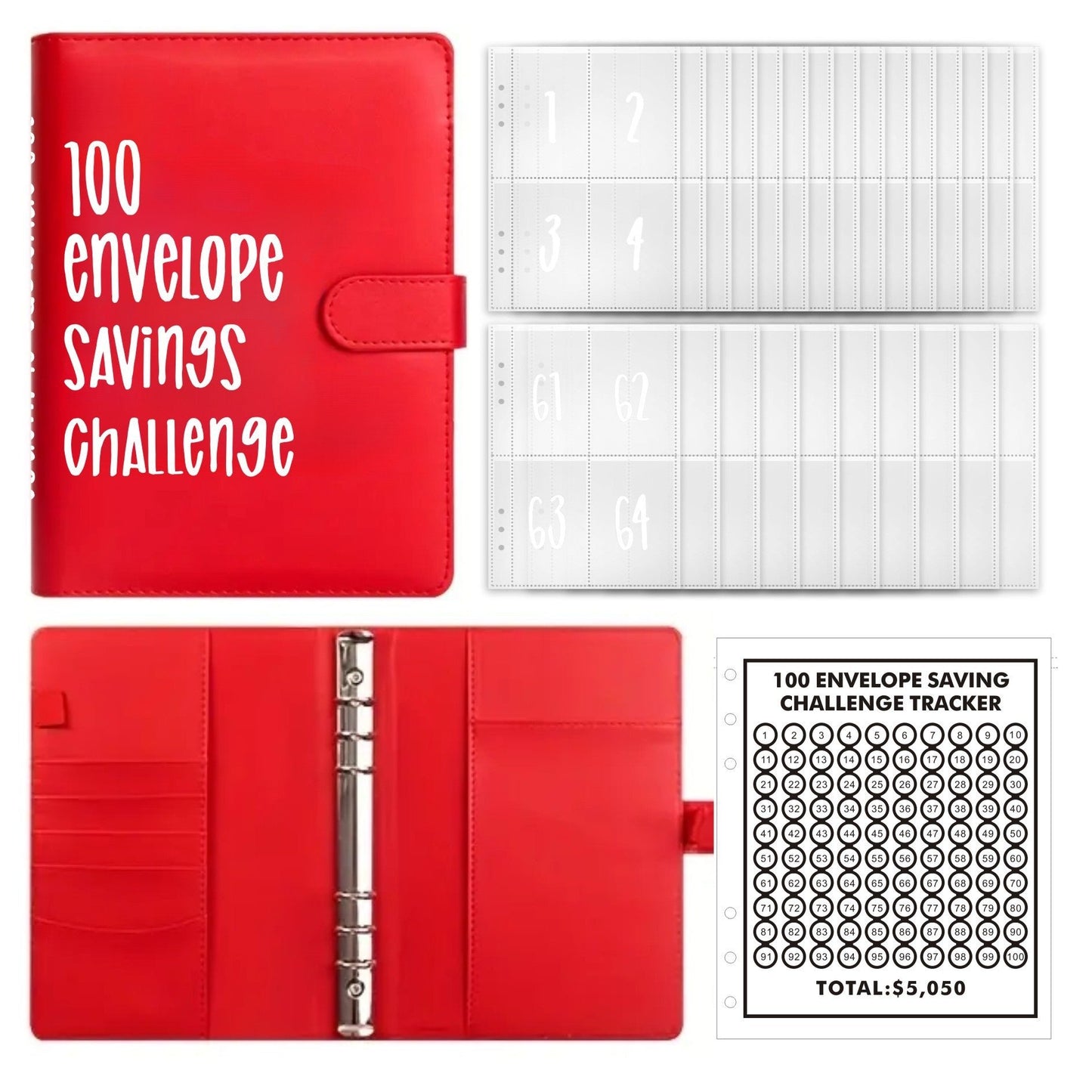 ✨100 Envelope Challenge Binder