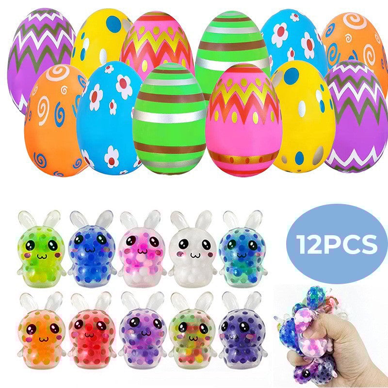 Prefilled Easter Eggs with Squeeze Toys