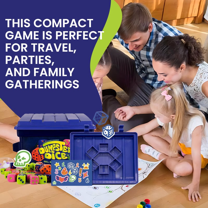 Dumpster Dice - Fast-Paced Family Dice Game
