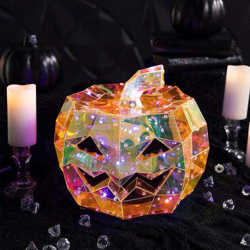 Halloween Prismatic Multicolor Jack-O'-Lantern LED Light