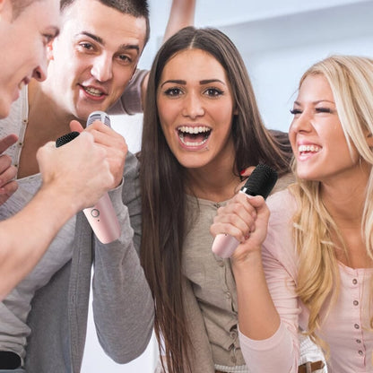 ✨Mini Karaoke Machine with Wireless Microphones