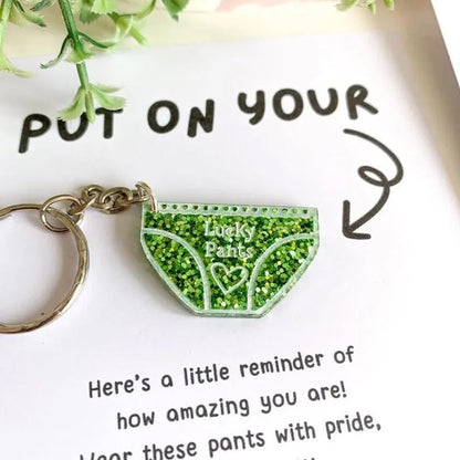 💖Positive Pants Keychain Gifts🎁