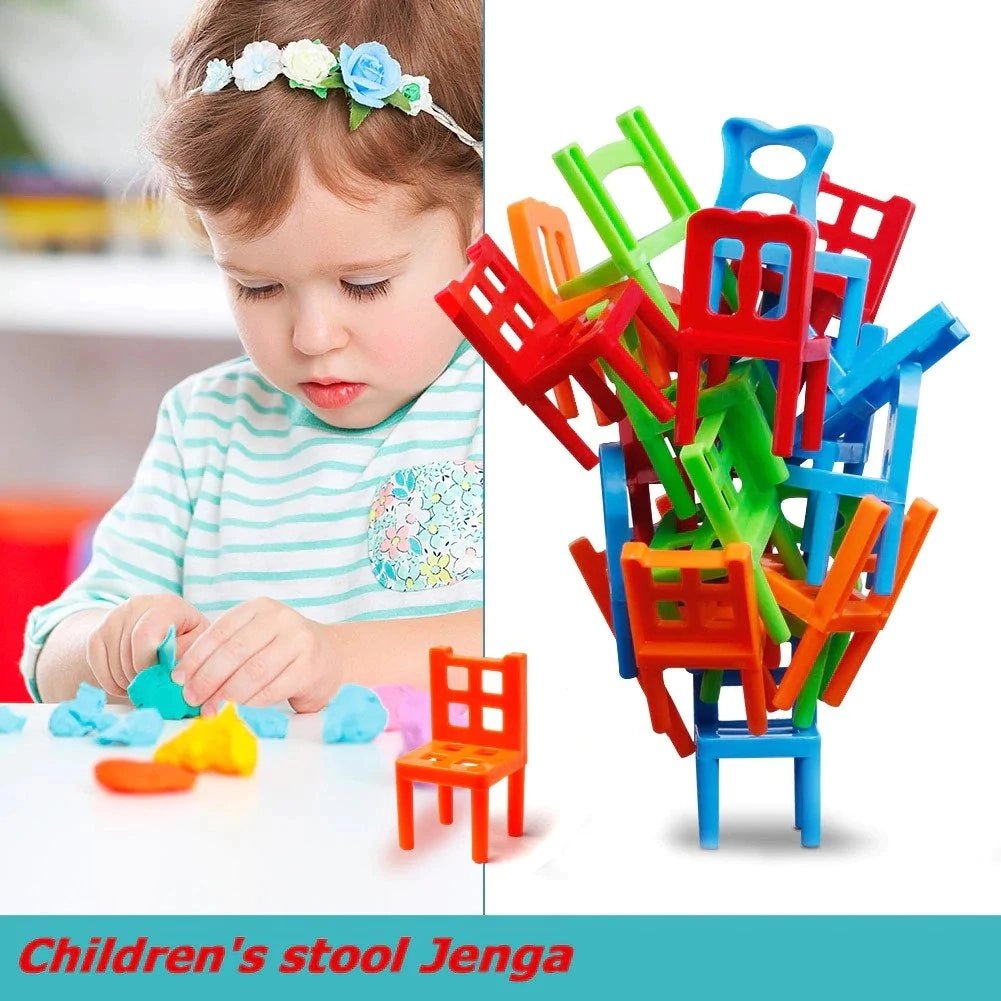 🪑Christmas Hot Sale-Chairs Stacking Tower Balancing Game🔥
