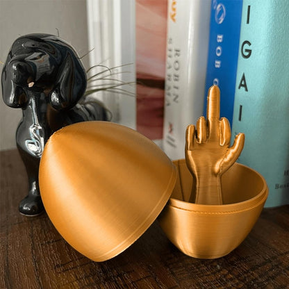 Easter Egg Surprise-Funny 3D Printed Middle Finger Egg