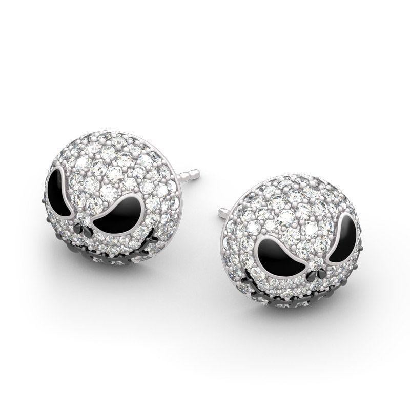 JACK SKULL METAL SKULL EARRINGS