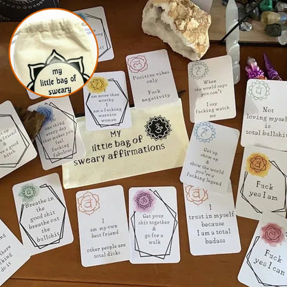 🎁Funny Affirmation Card Gift Made with Coated Paper(set of 16pcs)